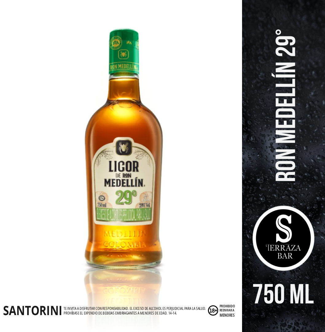 Ron medellín 29° - 750 ML
