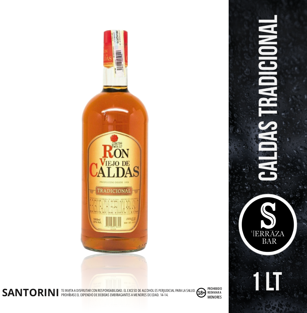 Ron caldas tradicional - 1 LT